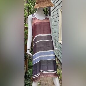Sleeveless Lined Silk Lafayette Dress